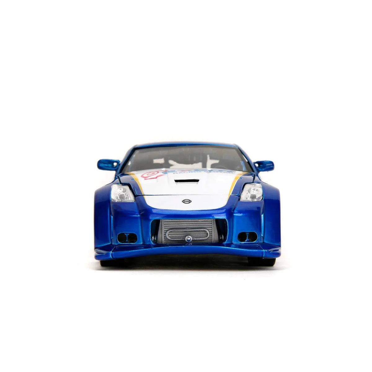 JDM Tuners 2003 Nissan 350Z Exedy - 1:24 Scale Die-Cast Model Car (Candy Blue)