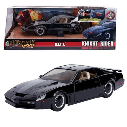Knight Rider KITT 1982 Pontiac Trans Am 1:24 Die-Cast Car w/ Lights β Jada Toys