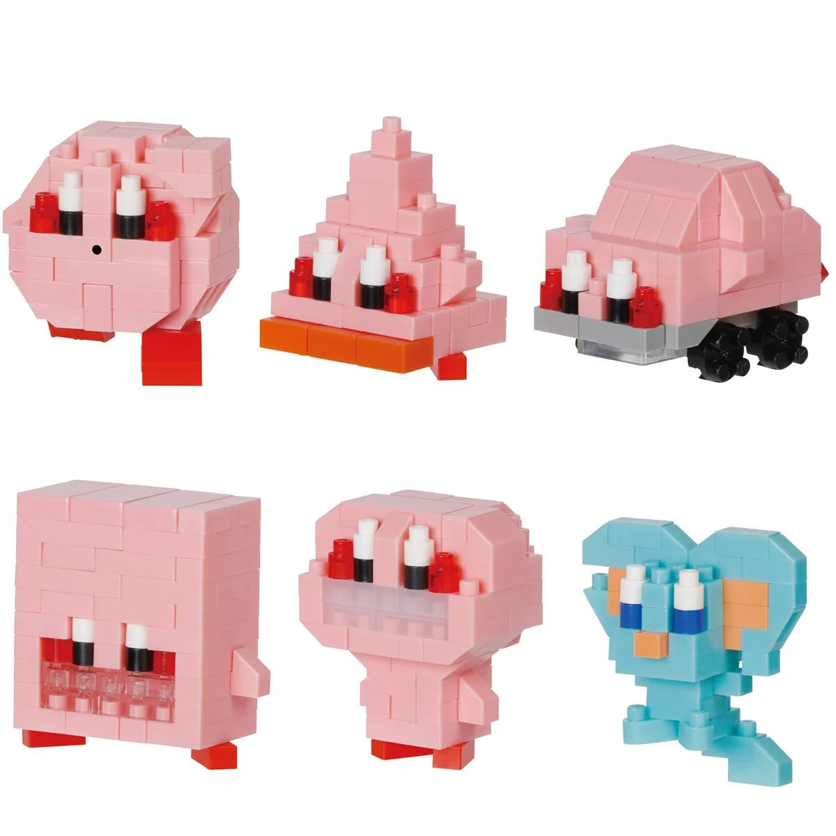 Kirby and the Forgotten Land Nanoblock Mininano Blind Box Case (6) – Collectible