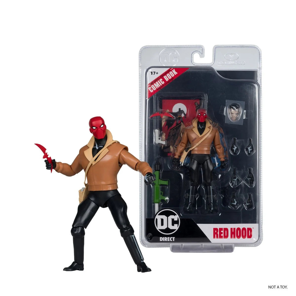 DC Page Punchers Wave 7 Red Hood 6" Figure w/ Comic β McFarlane Toys Batman