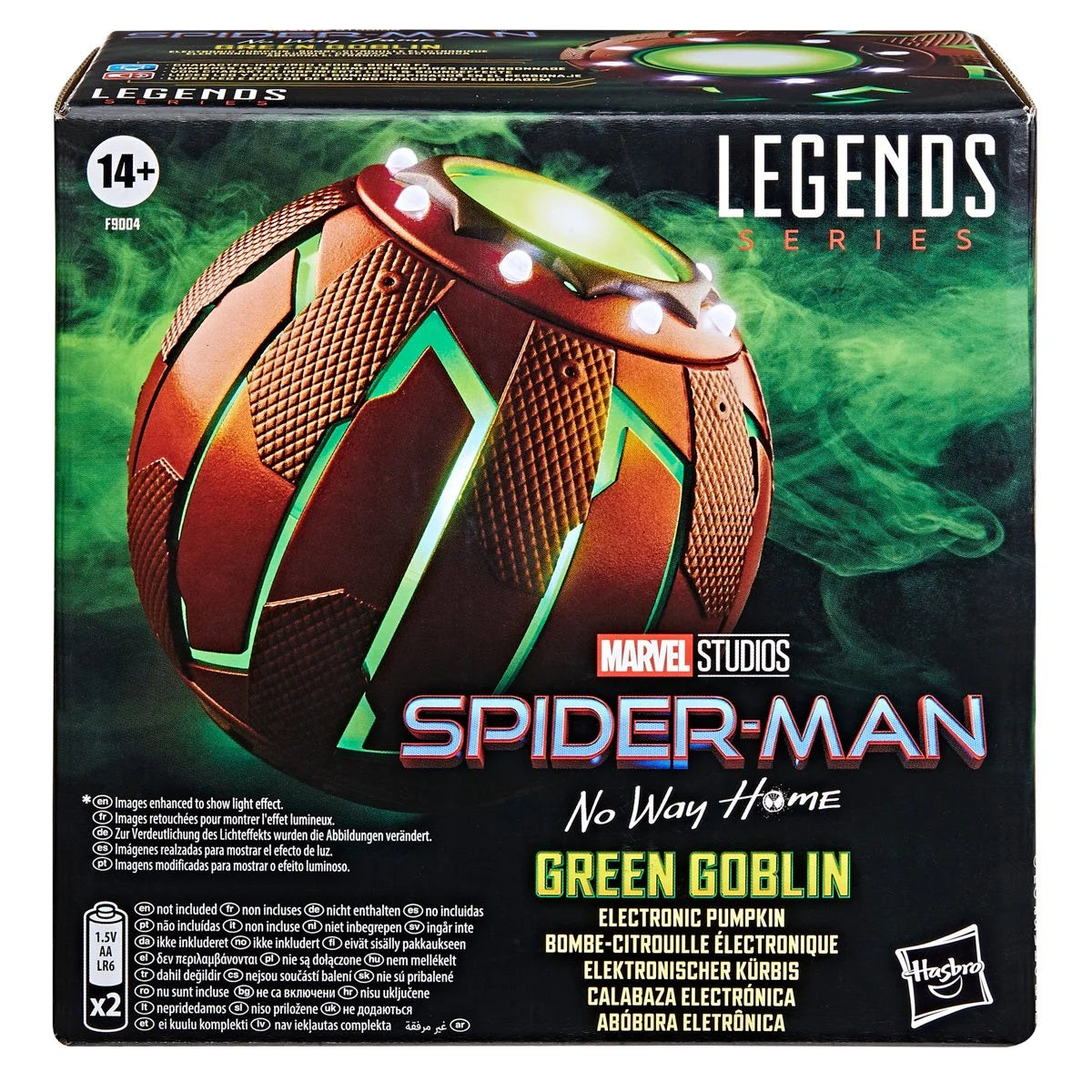 Spider-Man No Way Home Green Goblin Electronic Pumpkin β Marvel Legends Prop Rep