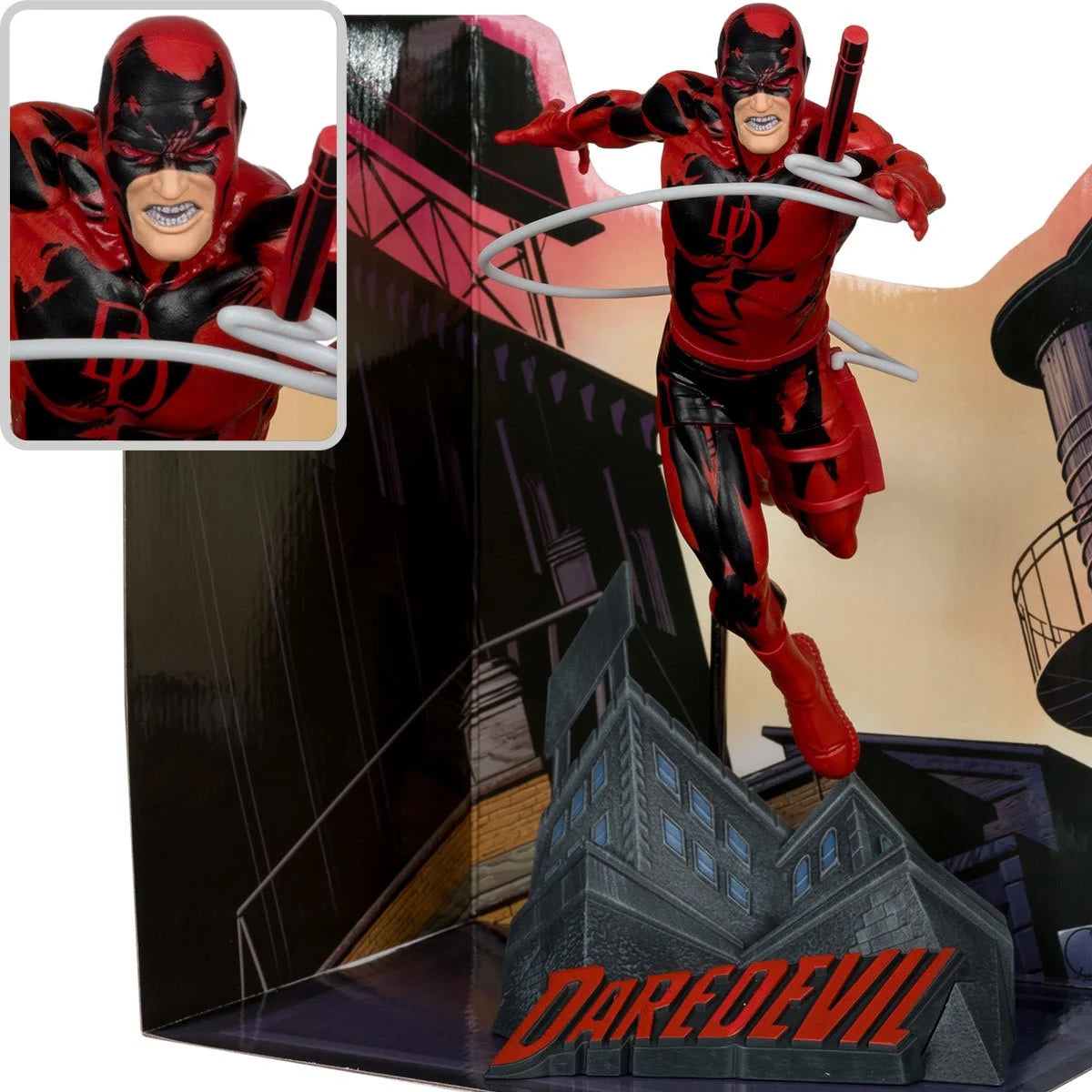 Marvel Daredevil #600 1:10 Scale Figure w/ Scene β McFarlane Toys
