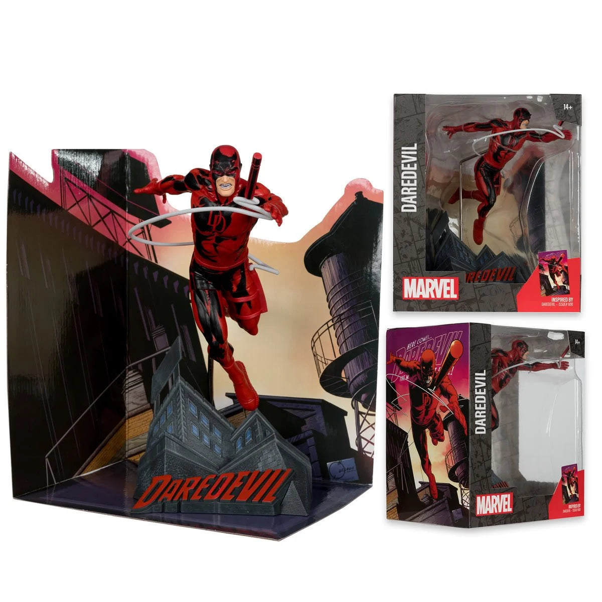 Marvel Daredevil #600 1:10 Scale Figure w/ Scene β McFarlane Toys