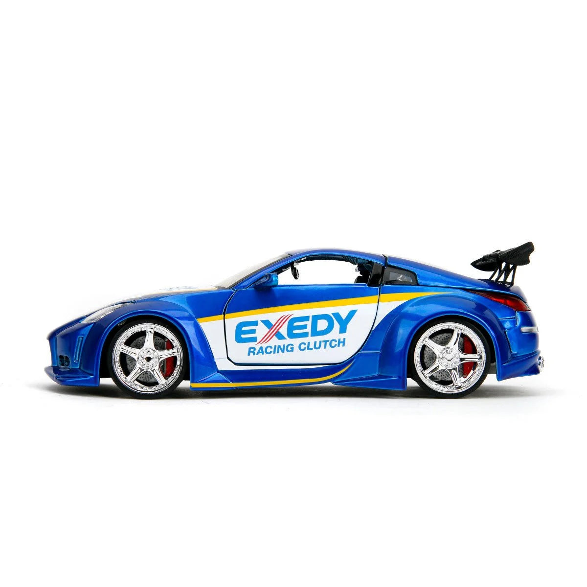 JDM Tuners 2003 Nissan 350Z Exedy - 1:24 Scale Die-Cast Model Car (Candy Blue)