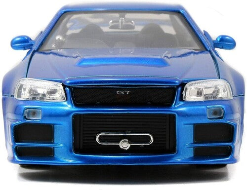 Jada Toys 1:24 Fast & Furious Brian's 2002 Nissan Skyline GT-R R34 β Die-Cast