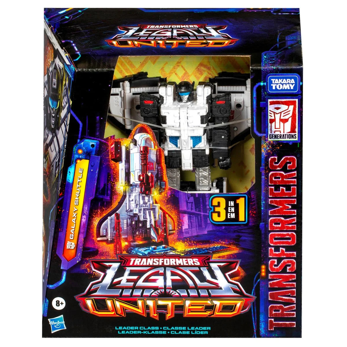 Transformers Legacy United Galaxy Shuttle Leader Class Figure–Hasbro Collectible