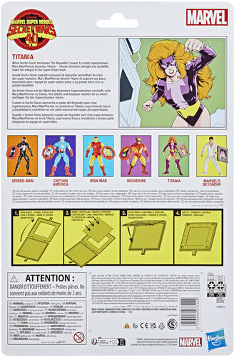 Hasbro Marvel Legends Secret Wars Titania 6-Inch Action Figure – Retro Packaging