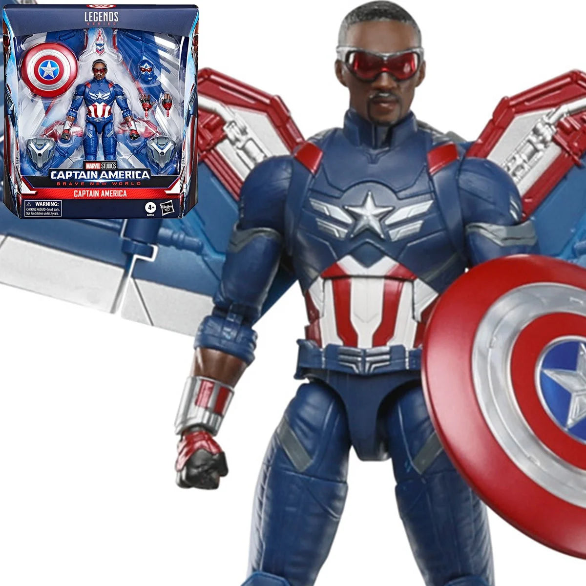 Captain America Brave New World 6" Marvel Legends Action Figure w/ Shield Hasbro
