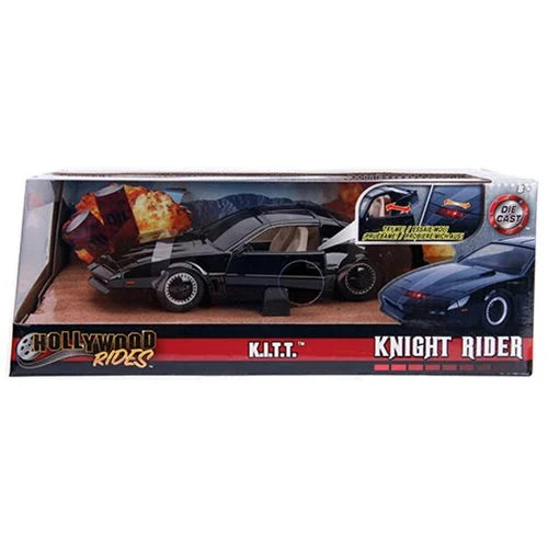Knight Rider KITT 1982 Pontiac Trans Am 1:24 Die-Cast Car w/ Lights β Jada Toys