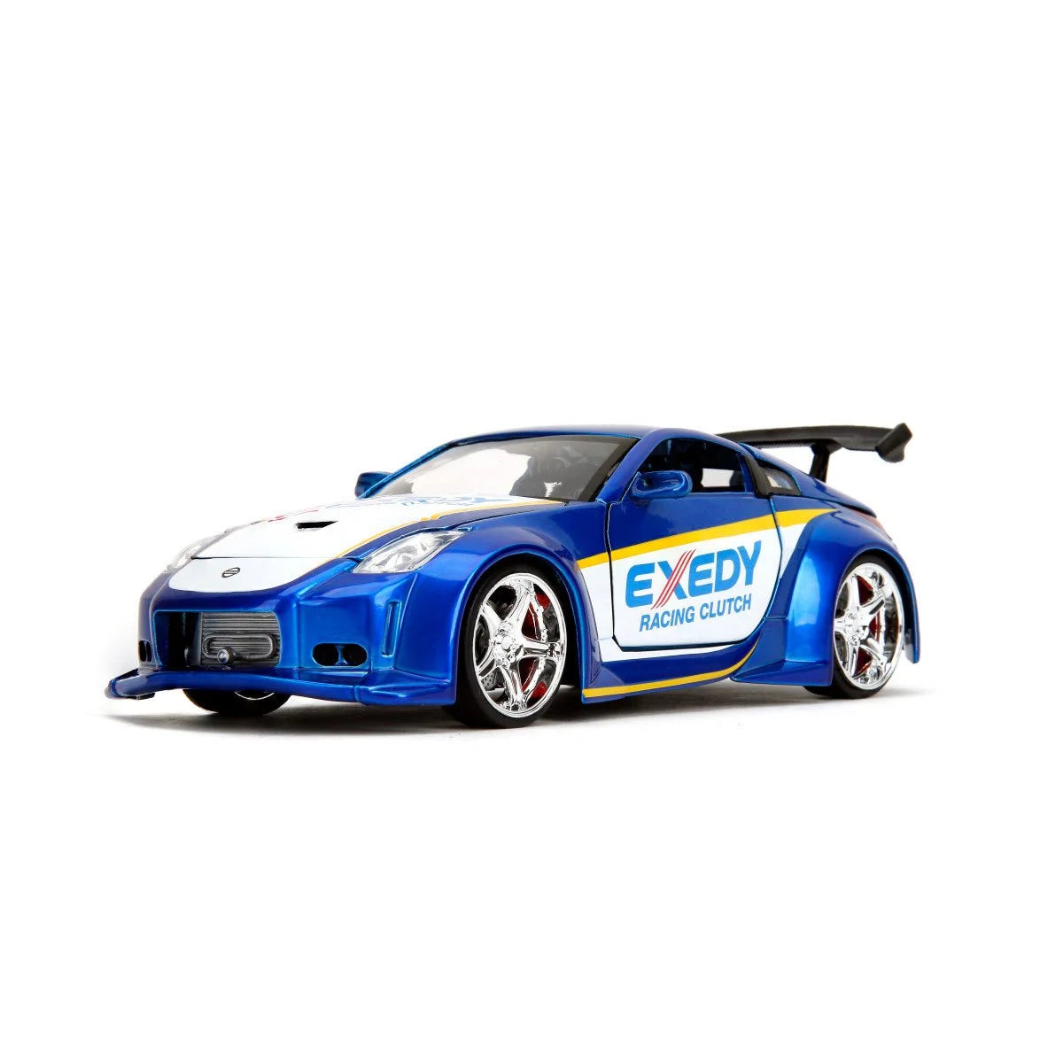 JDM Tuners 2003 Nissan 350Z Exedy - 1:24 Scale Die-Cast Model Car (Candy Blue)