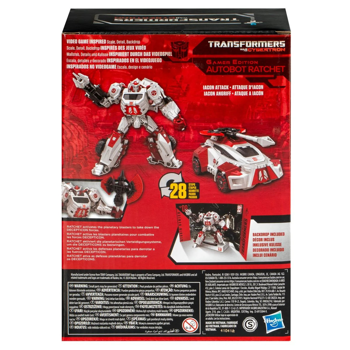 Transformers Studio Series Gamer Edition Ratchet 6.5" Figure ā Hasbro WFC Toy