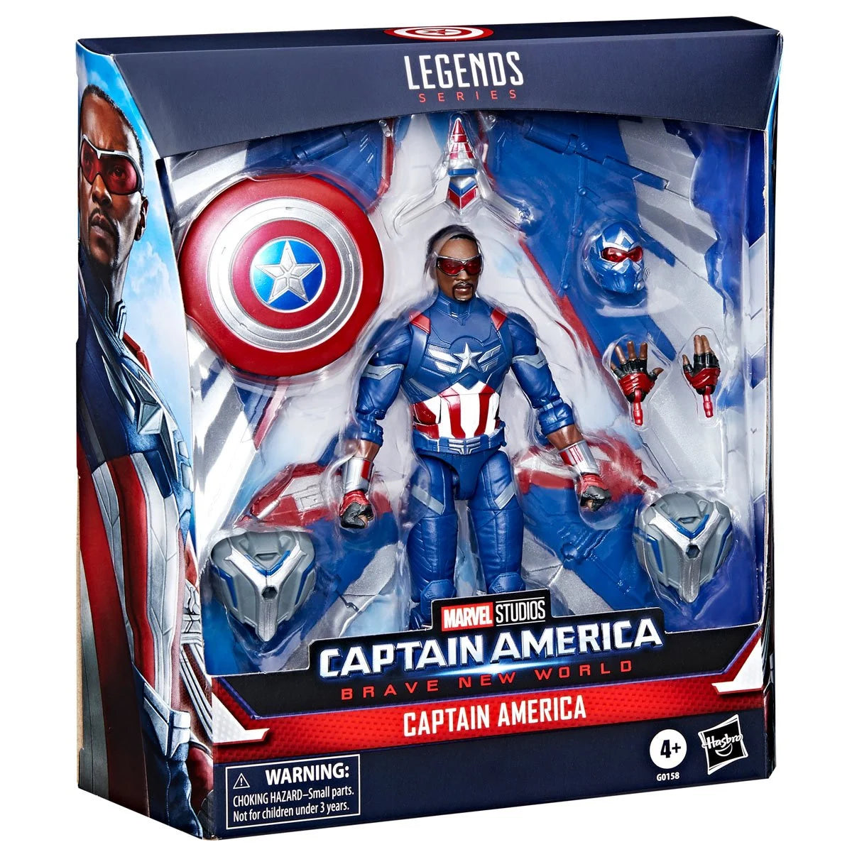 Captain America Brave New World 6" Marvel Legends Action Figure w/ Shield Hasbro
