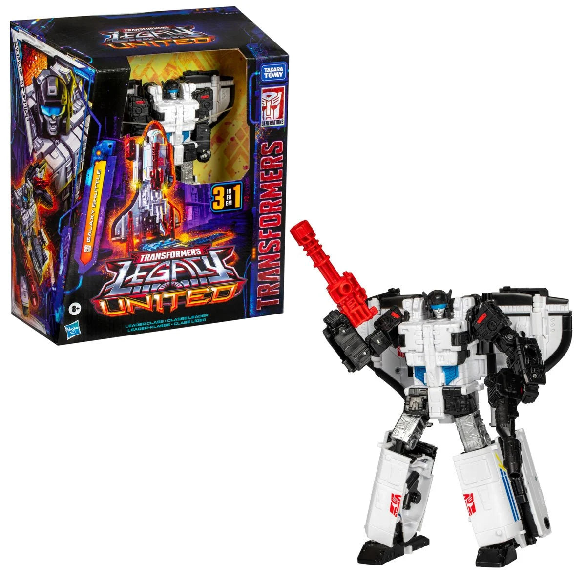 Transformers Legacy United Galaxy Shuttle Leader Class Figure–Hasbro Collectible