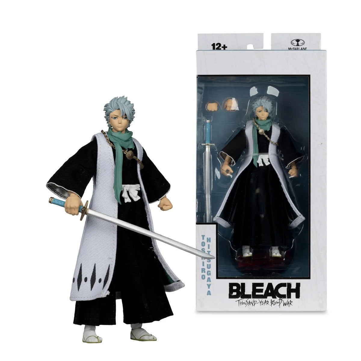 Bleach TYBW Toshiro Hitsugaya 7" Action Figure–McFarlane Toys Anime Collectible