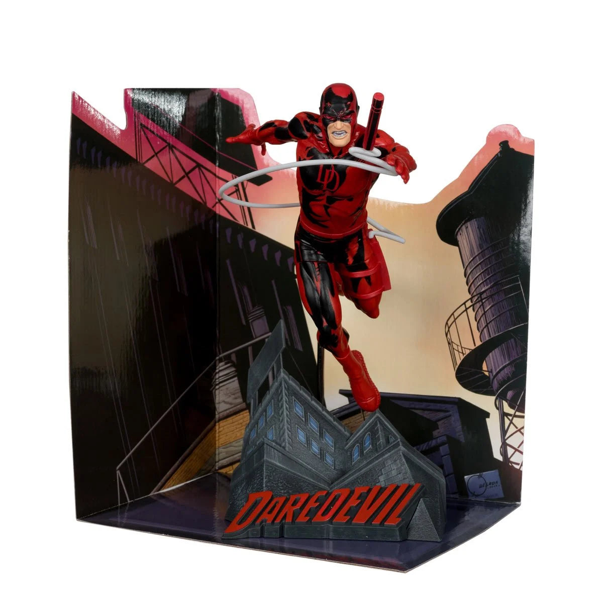 Marvel Daredevil #600 1:10 Scale Figure w/ Scene β McFarlane Toys