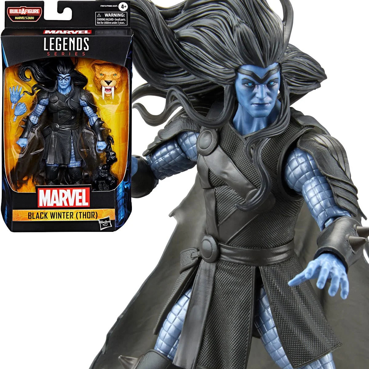 Marvel Legends Zabu Series Black Winter Thor 6" Action Figure - Hasbro