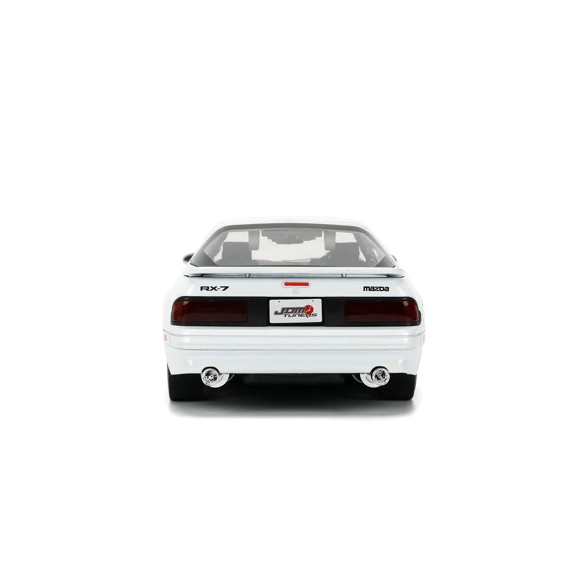 JDM Tuners 1985 Mazda RX-7 FC Volk Racing White 1:24 Scale Die-Cast Metal Vehicle